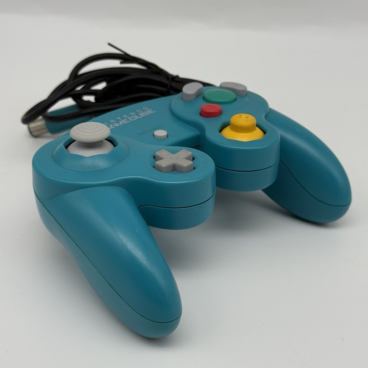 Official Nintendo GameCube Controller Pad Teal Emerald Blue Tight Stick T3 OEM4