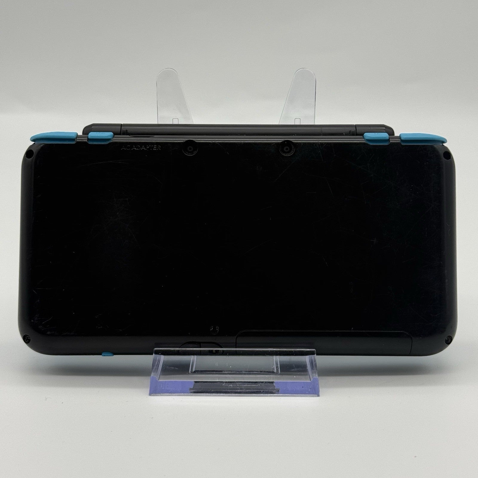 “new” Nintendo 2DS XL Console Black Turquoise w/Charger - Tested Working12