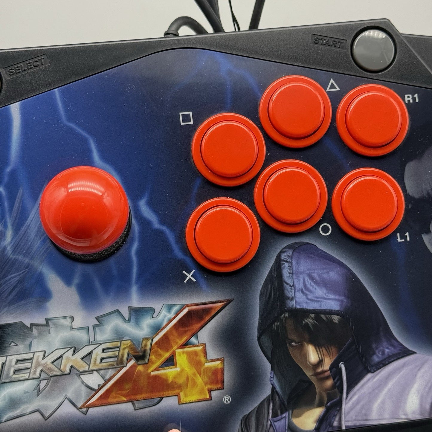 HORI Tekken 4 Arcade Fight Stick Pad Console Playstation 1/2 PS1 PS2 Controller5