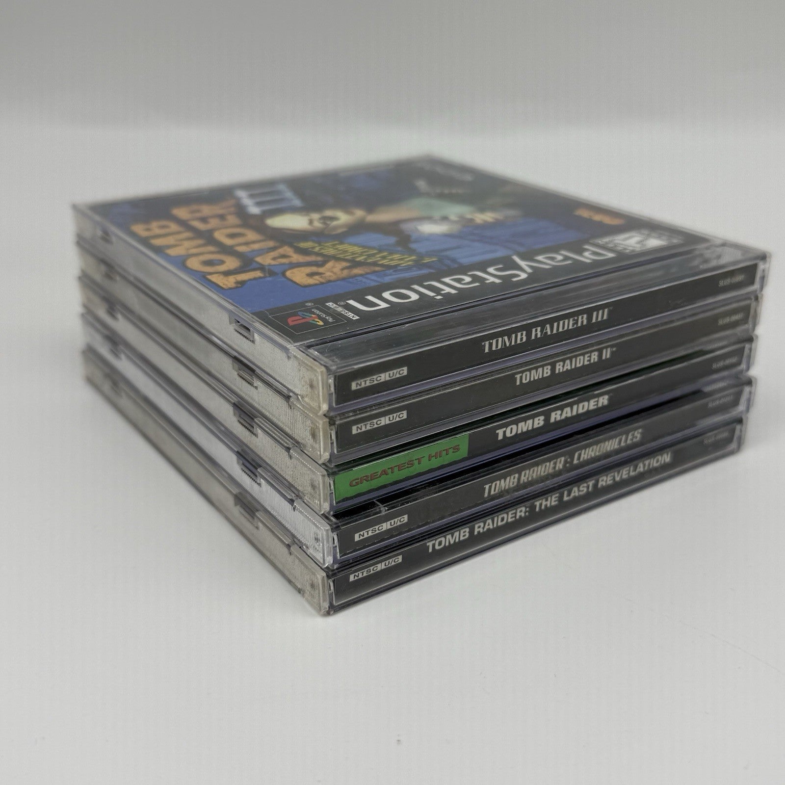 Tomb Raider 1-5 Sony PlayStation PS1: 5 Game Lot CIB Complete w/Reg Cards Tested17