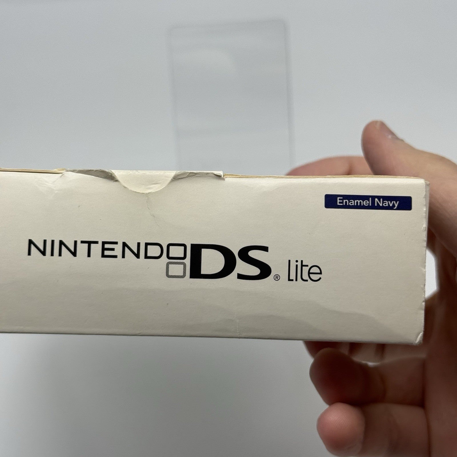Japan Exclusive Enamel Navy Nintendo DS Lite Handheld Console CIB In Box Tested23