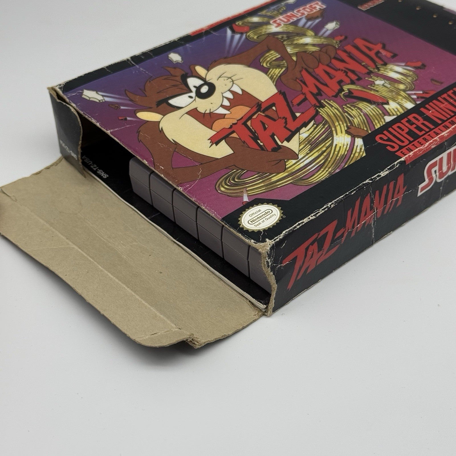 Taz-Mania (Super Nintendo SNES, 1993) Game CIB Complete in Box + Manual - Tested8