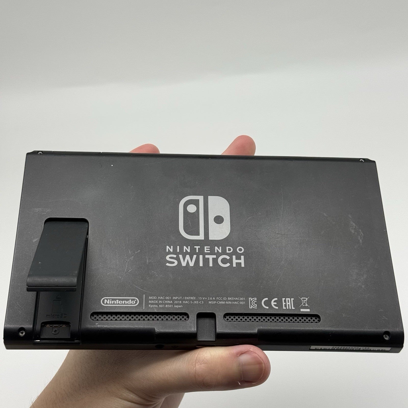 Nintendo Switch V1 Console Gaming System Only HAC-001 Black Region Free - Tested16