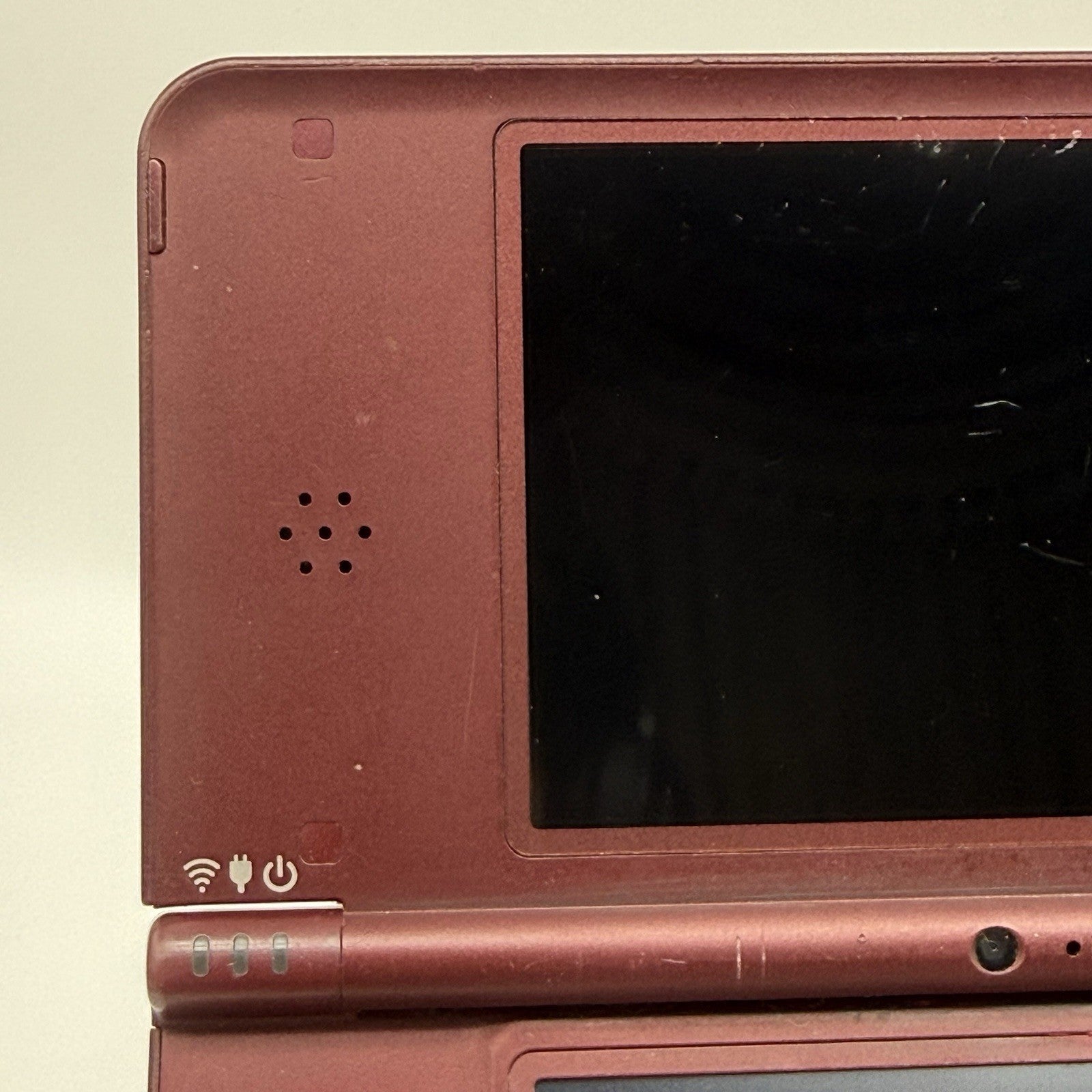 Nintendo DSi XL Burgundy Maroon Wine Red Handheld Console UTL-001 Tested & Works3