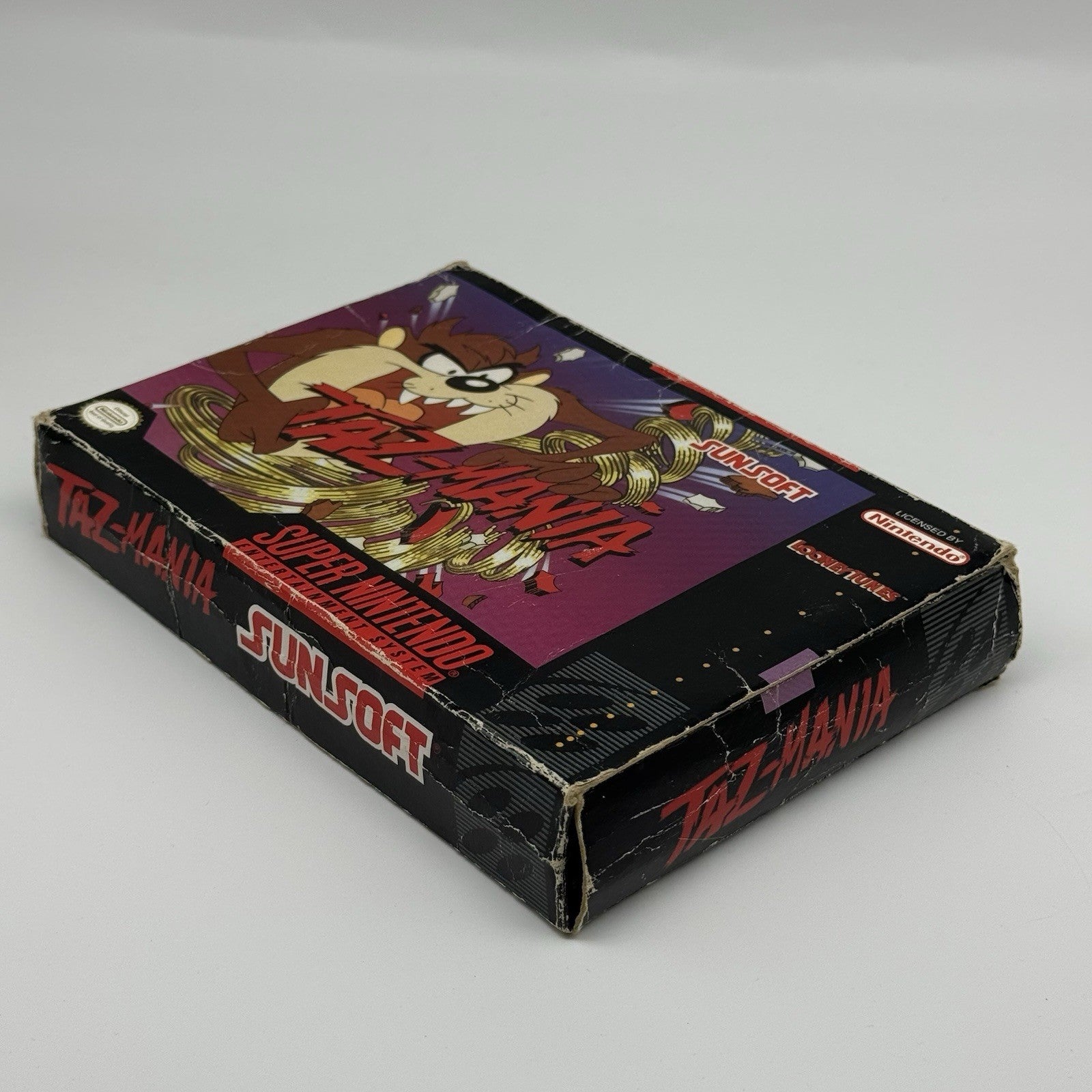 Taz-Mania (Super Nintendo SNES, 1993) Game CIB Complete in Box + Manual - Tested6