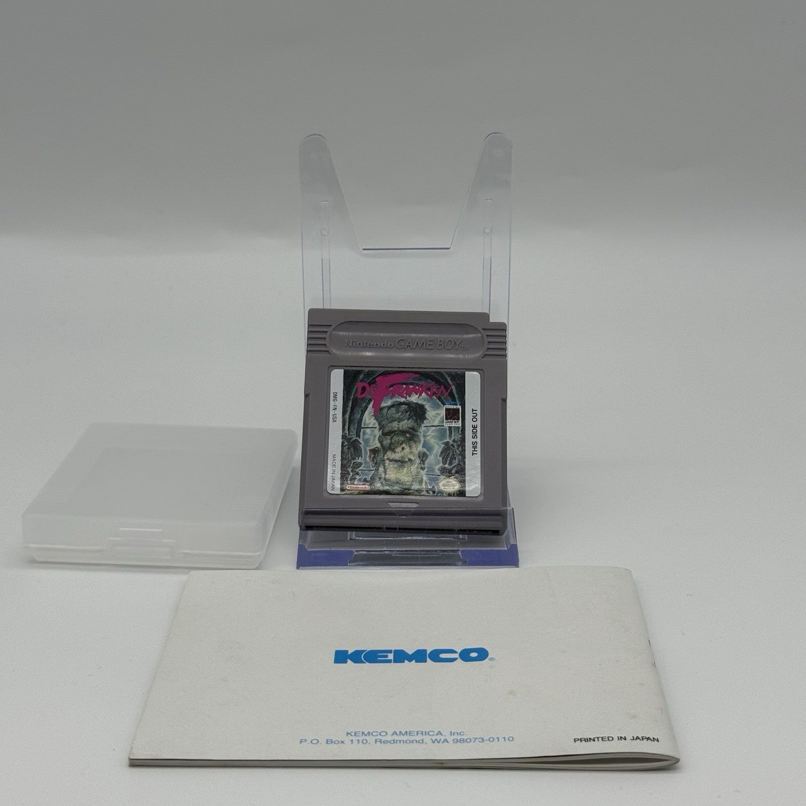 Nintendo Gameboy Game Dr. Franken Game and Manual1
