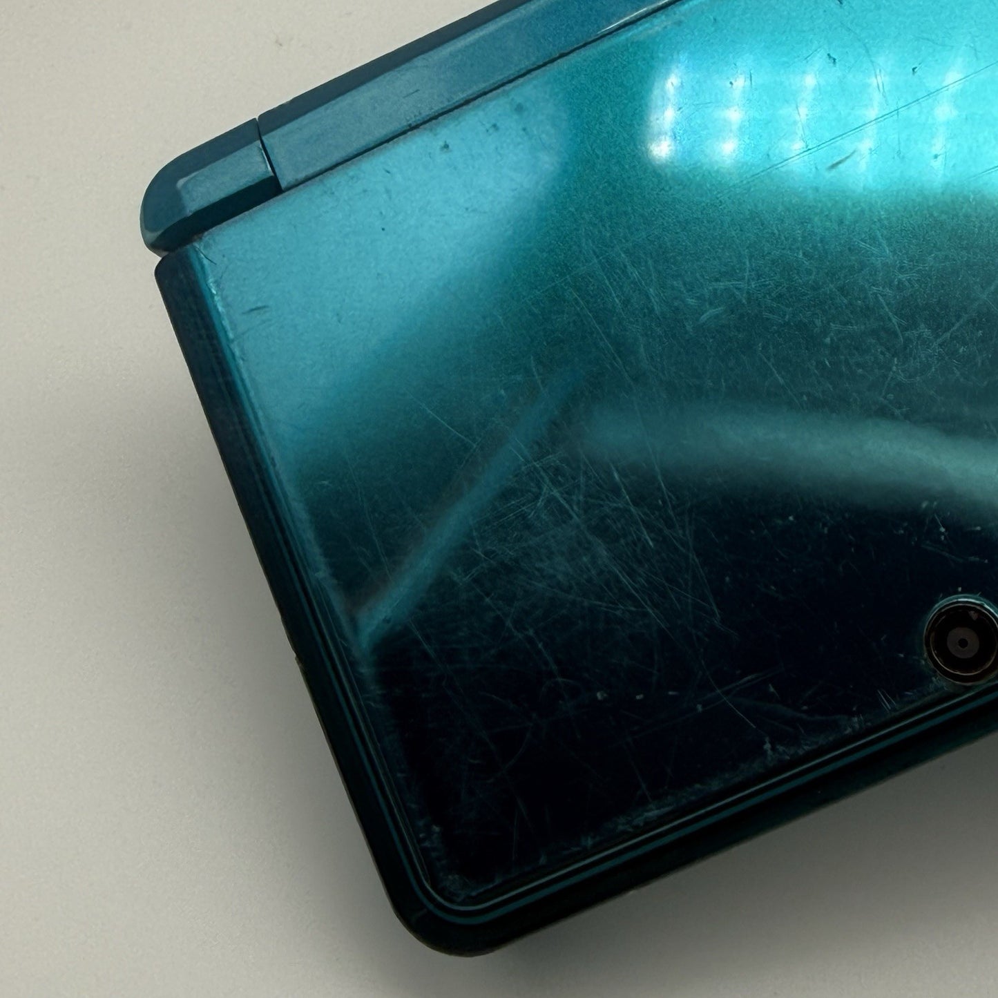 Nintendo 3DS Handheld Console Aqua Blue Glass Lens Region Free NTSC-J - Tested20