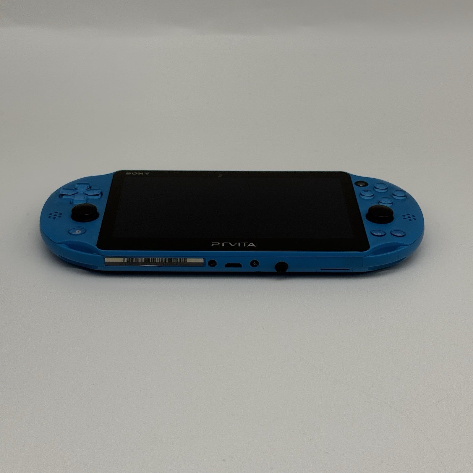 PS Vita PCH-2000 Console w/Box, Case, Charger Region Free Aqua Blue - Tested USA9