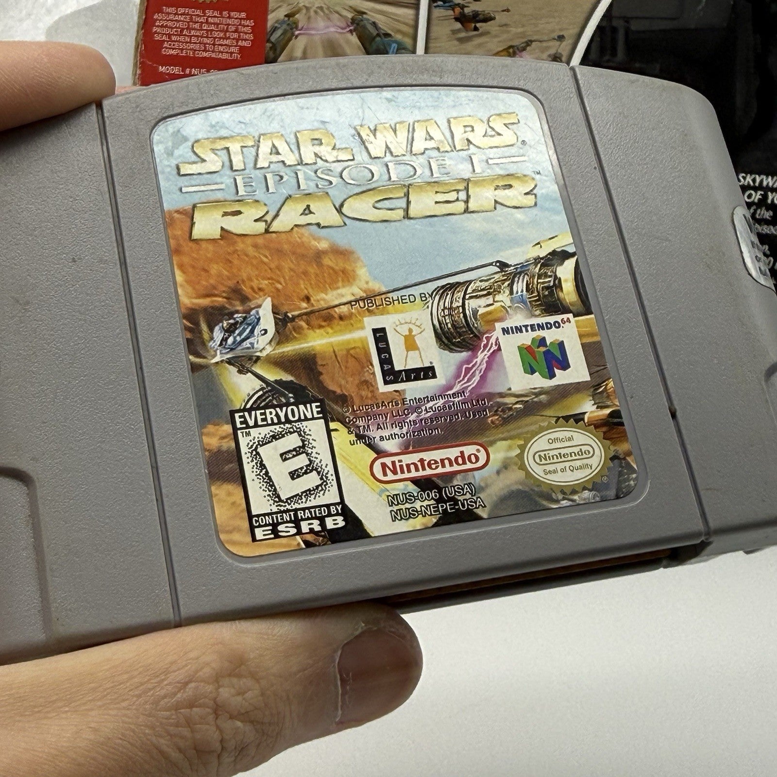 Star Wars: Episode 1 I: Racer Nintendo 64 N64 Game Complete CIB - Tested2
