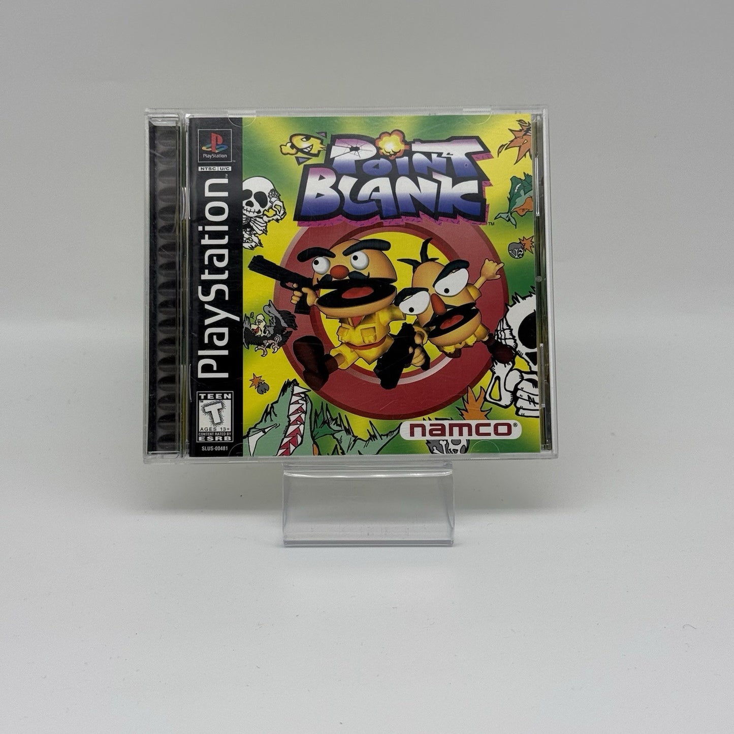 Point Blank (Playstation 1 PS1) CIB Complete - Tested0