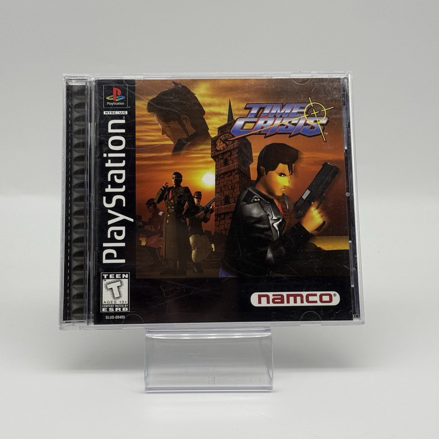 Time Crisis CIB Playstation PS1 Game Complete w/ Manual & Reg Card - Tested0