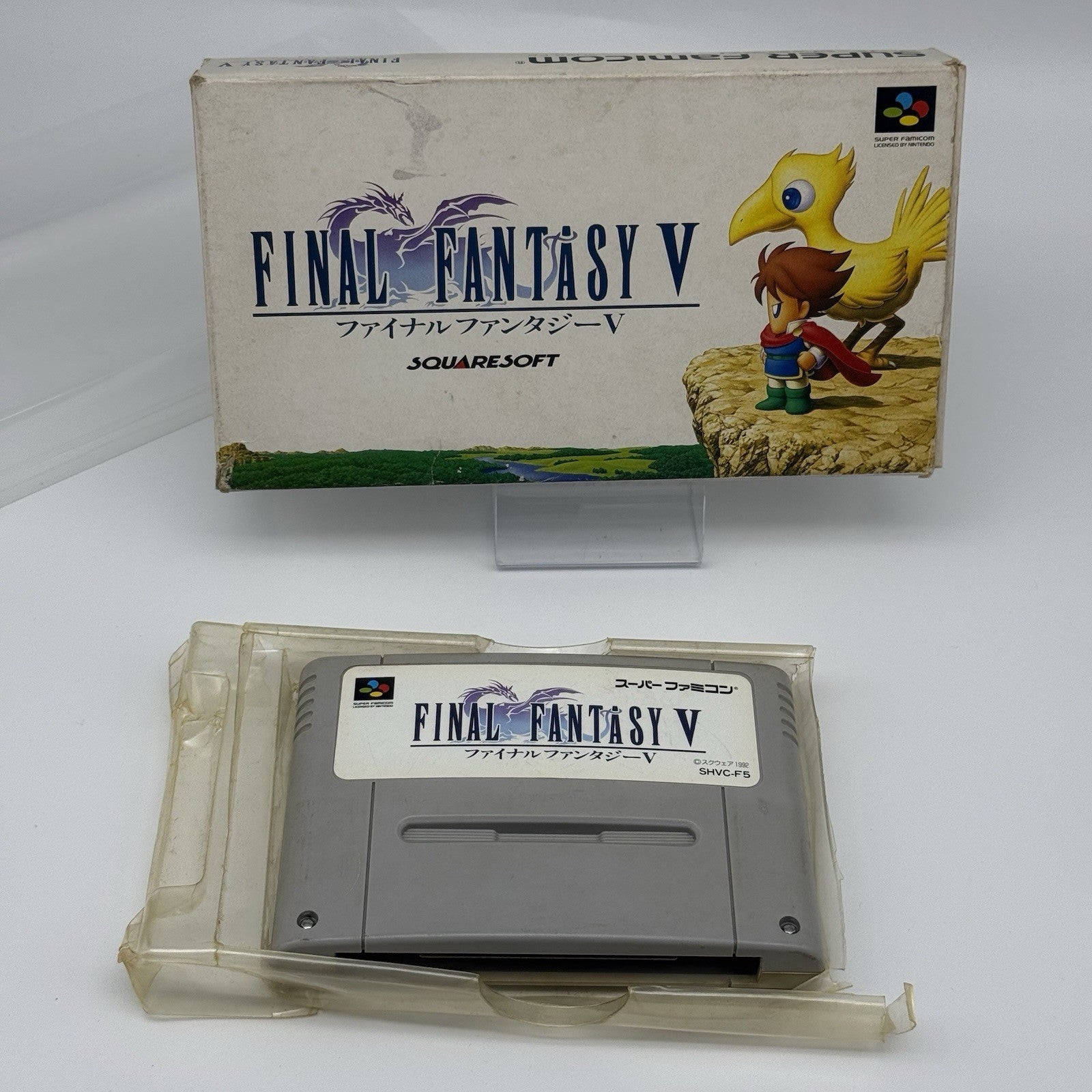 Square Enix Final Fantasy V Super Famicom SFC With BOX Japan Import US Seller0