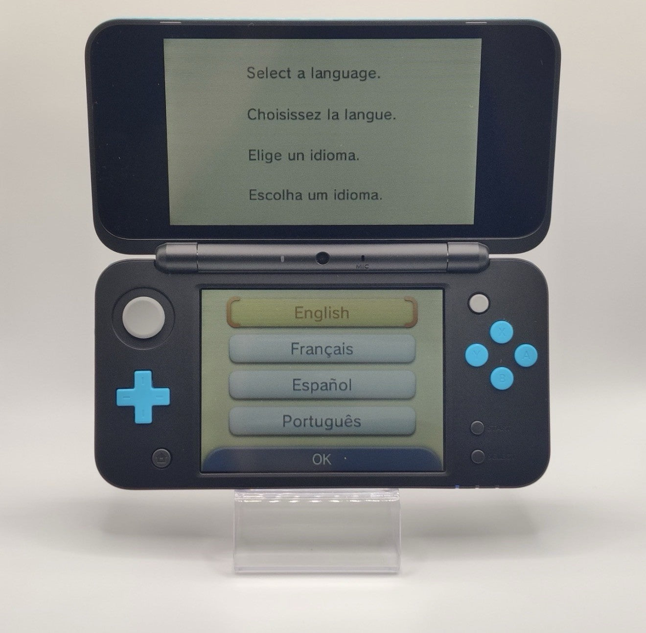“new” Nintendo 2DS 3DS XL Console Black Blue Handheld System Open Box / Like New1