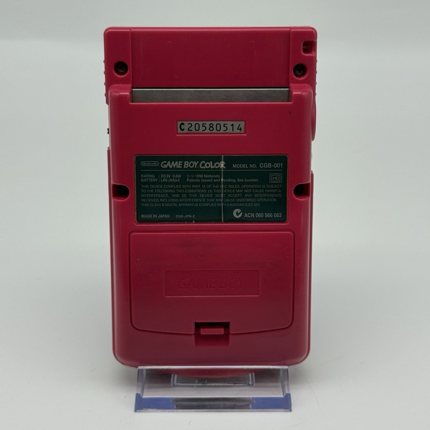 Nintendo Gameboy Boy Color Berry Red Console GBC CGB-001 - Tested Working7