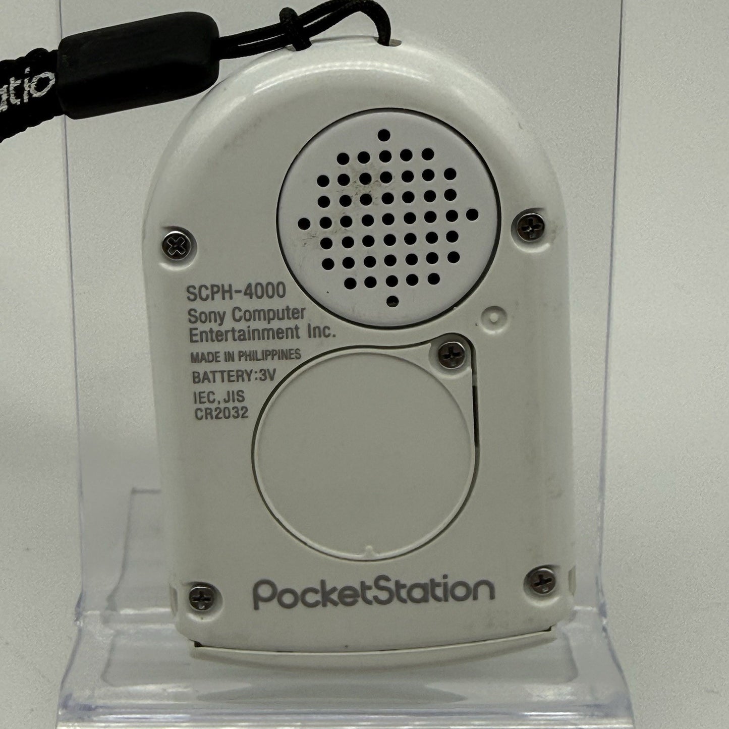Sony Playstation Pocket Station White +Strap SCPH-4000 Japanese Tested US Seller4