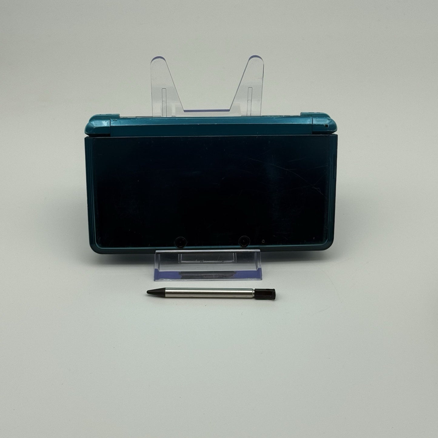 Nintendo 3DS Handheld Console Aqua Blue Glass Lens Region Free NTSC-J - Tested1