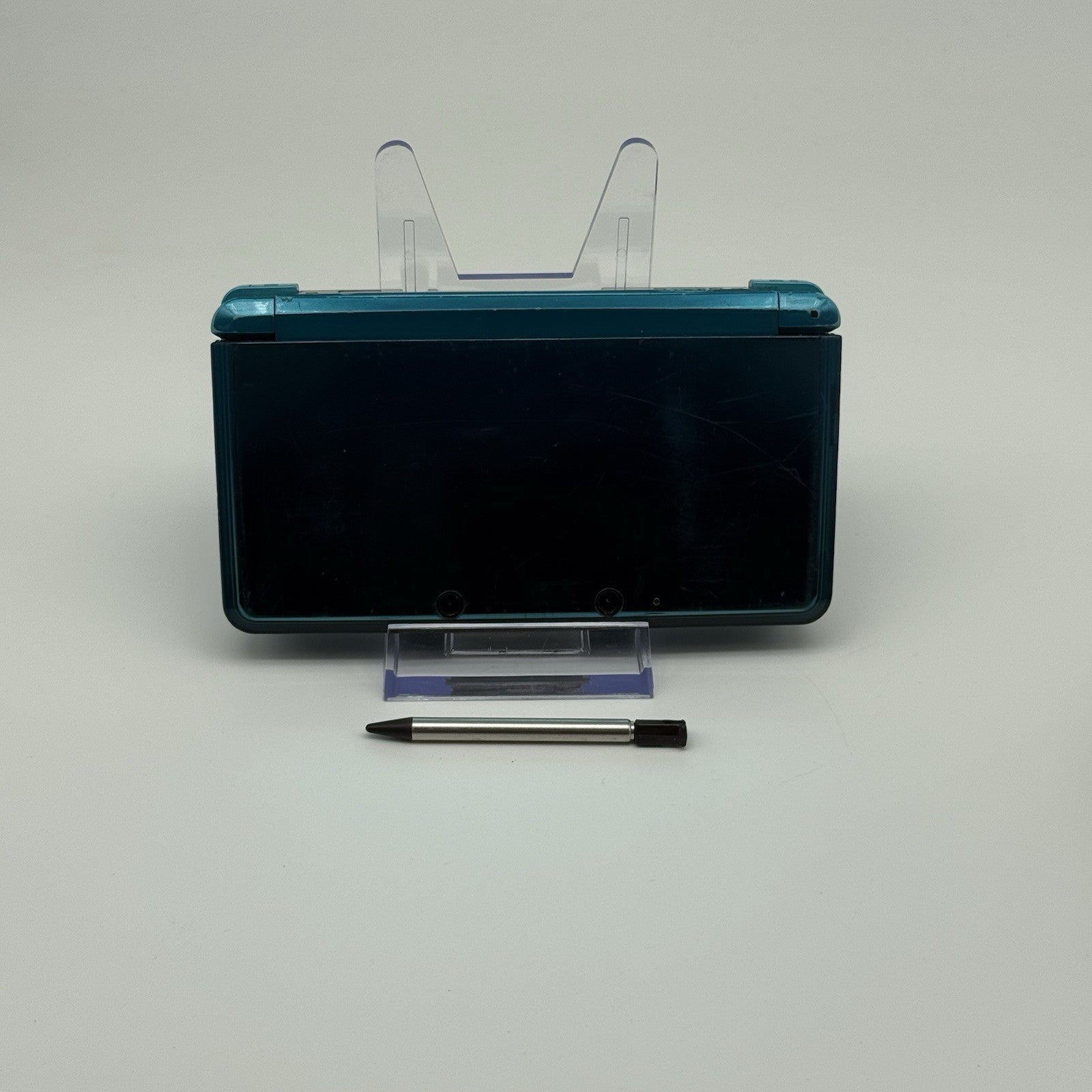 Nintendo 3DS Handheld Console Aqua Blue Glass Lens Region Free NTSC-J - Tested1