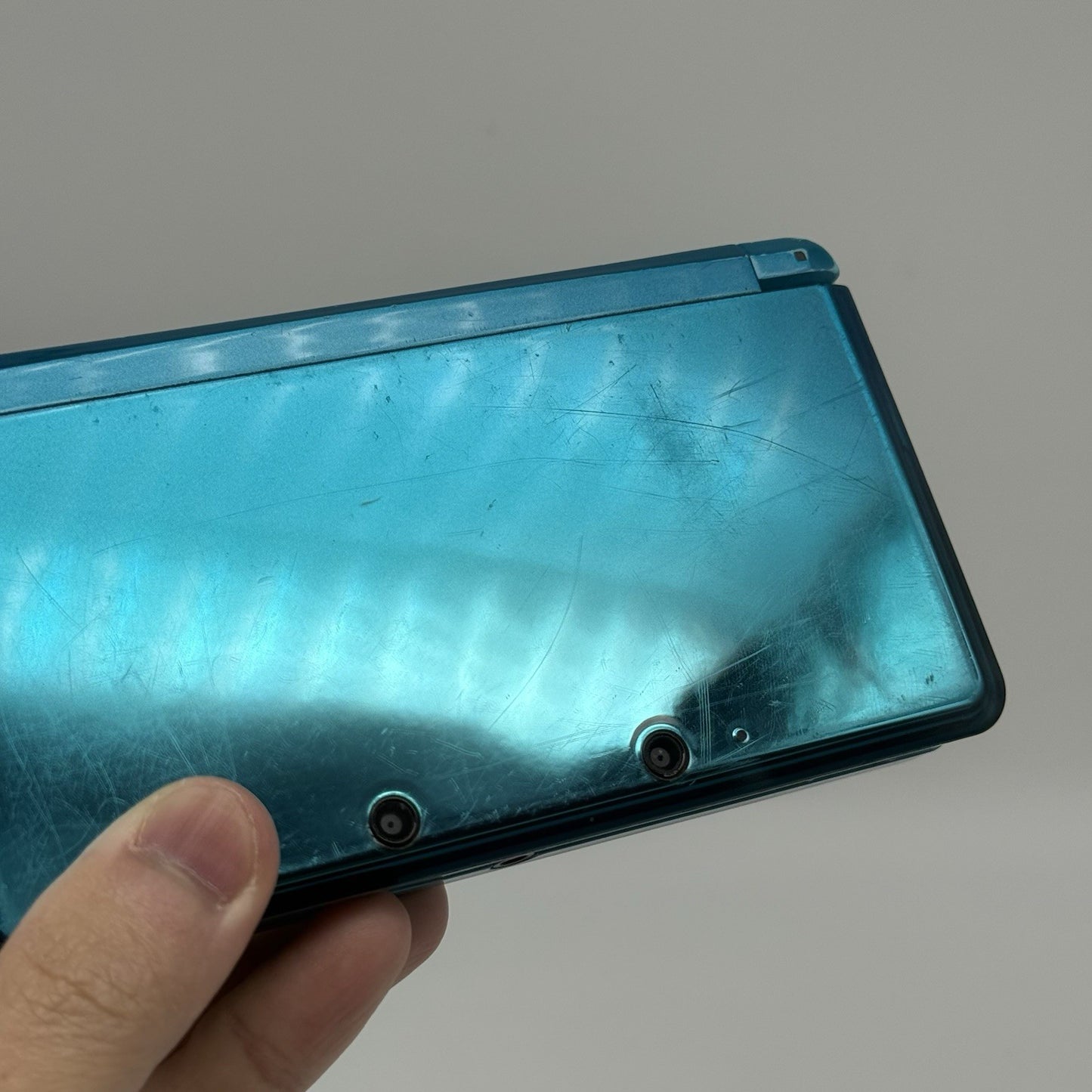 Nintendo 3DS Handheld Console Aqua Blue Glass Lens Region Free NTSC-J - Tested22