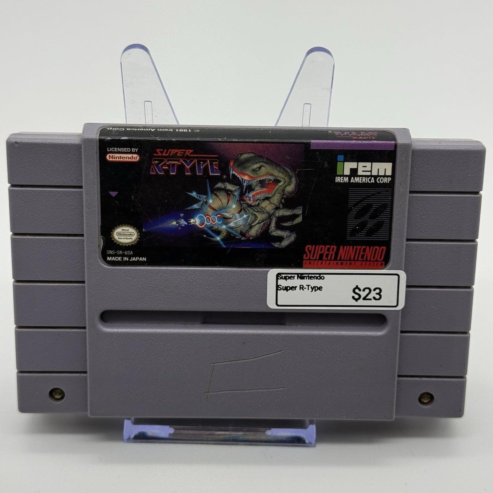 Super R-Type (Super Nintendo Entertainment System, 1991) SNES Game Only - Tested0