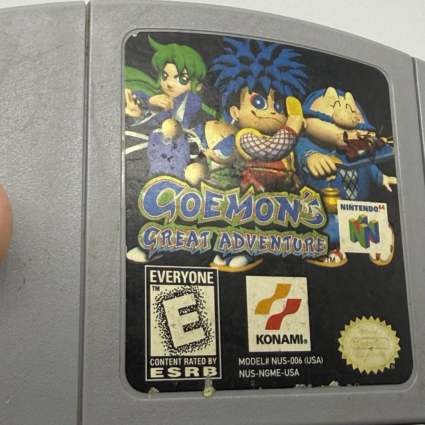Goemon's Great Adventure - TESTED / AUTHENTIC - Nintendo 64 (N64) Game Rare4