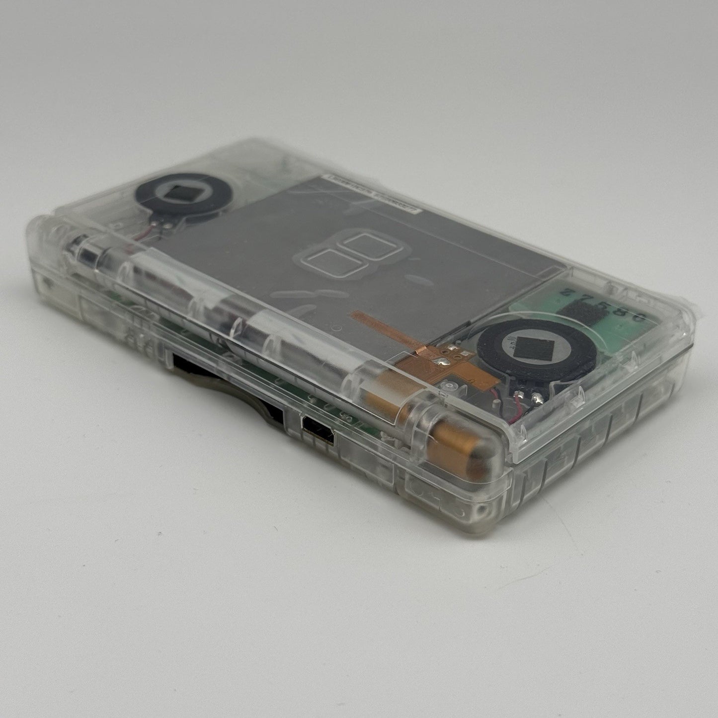 Nintendo DS Lite Transparent Clear Console Reshell w/Charger Tested Region Free15