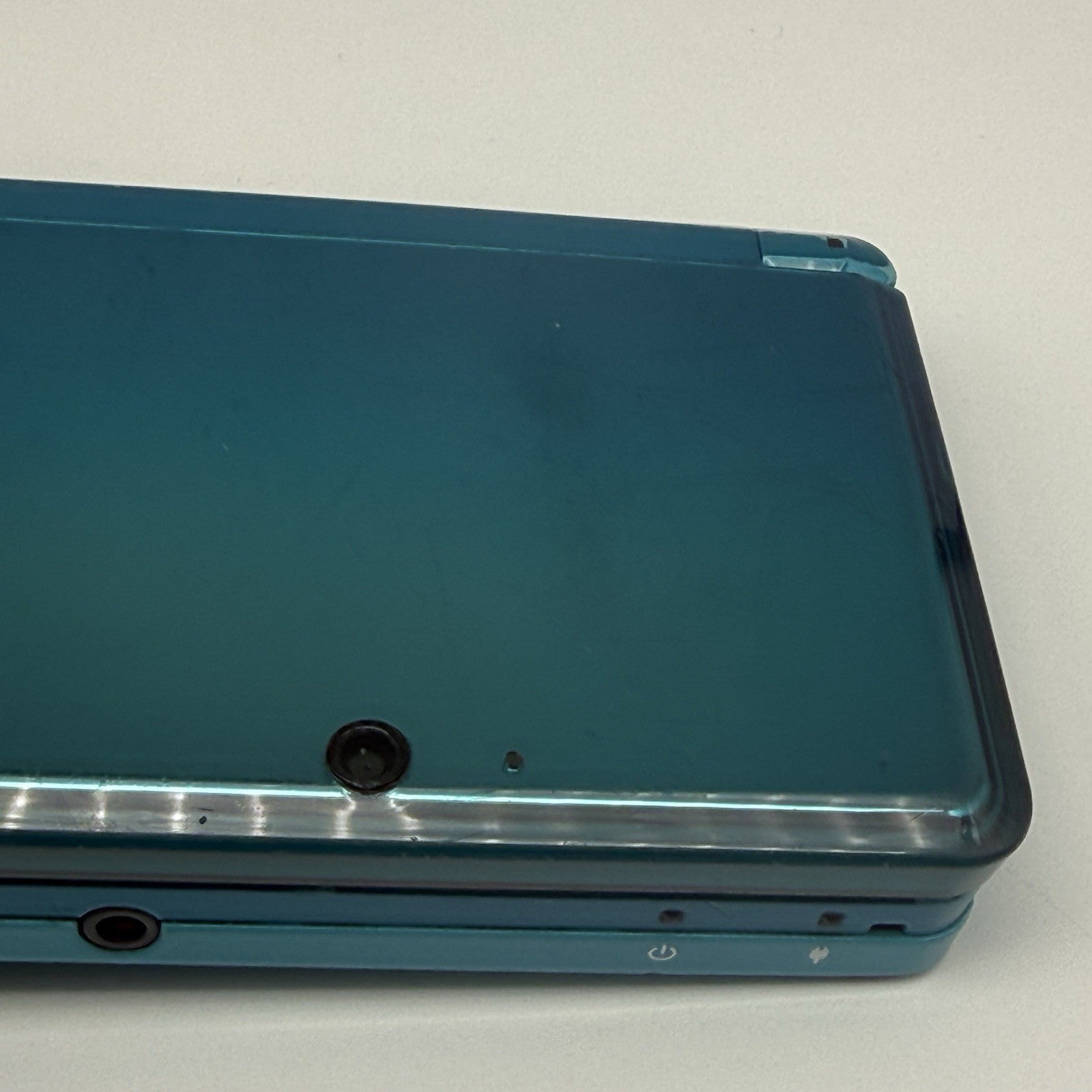 Nintendo 3DS Handheld Console Aqua Blue Glass Lens Region Free NTSC-J - Tested12