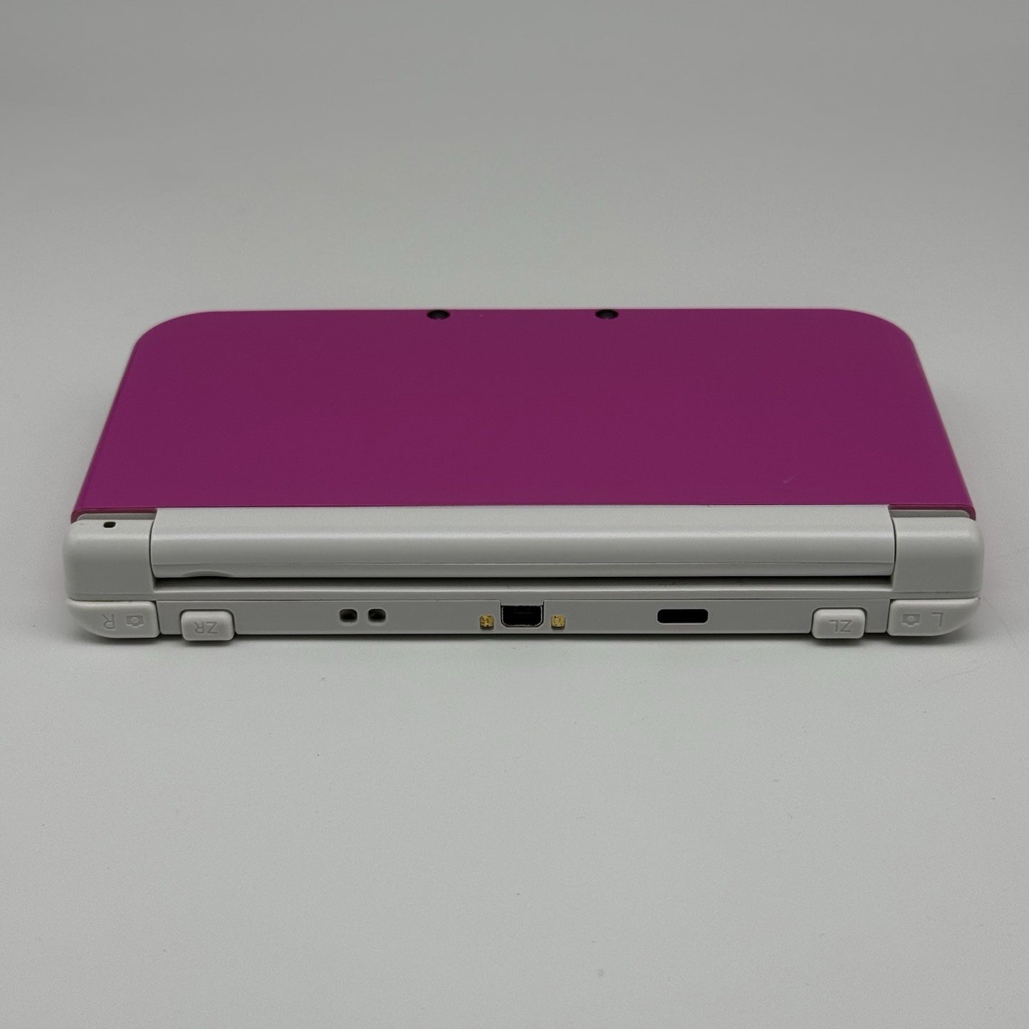 “new” Nintendo 3DS XL/LL Pink White Console Bottom IPS Region Free CIB w/Box USA5