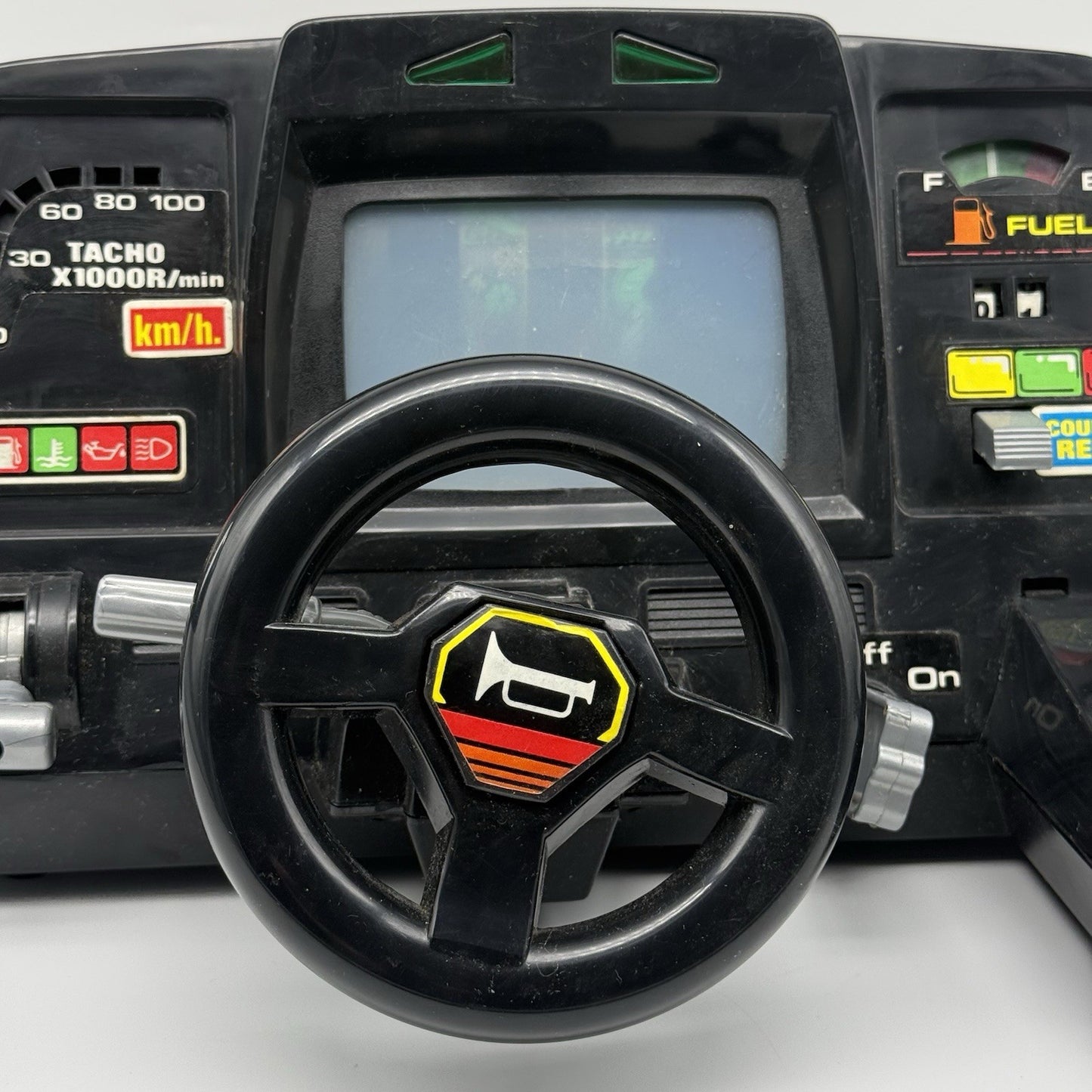 Playwell Turbo Dashboard 1980's Vintage VTG Driving Grand Prix Car Toy - Tested3