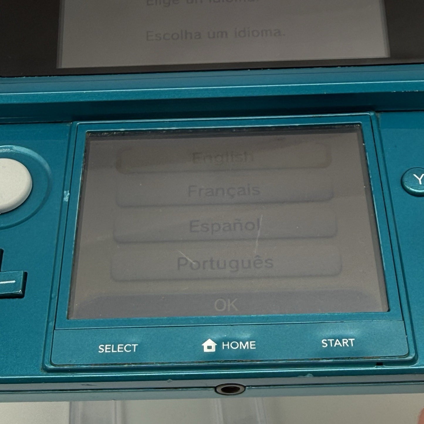 Nintendo 3DS Handheld Console Aqua Blue Glass Lens Region Free NTSC-J - Tested17