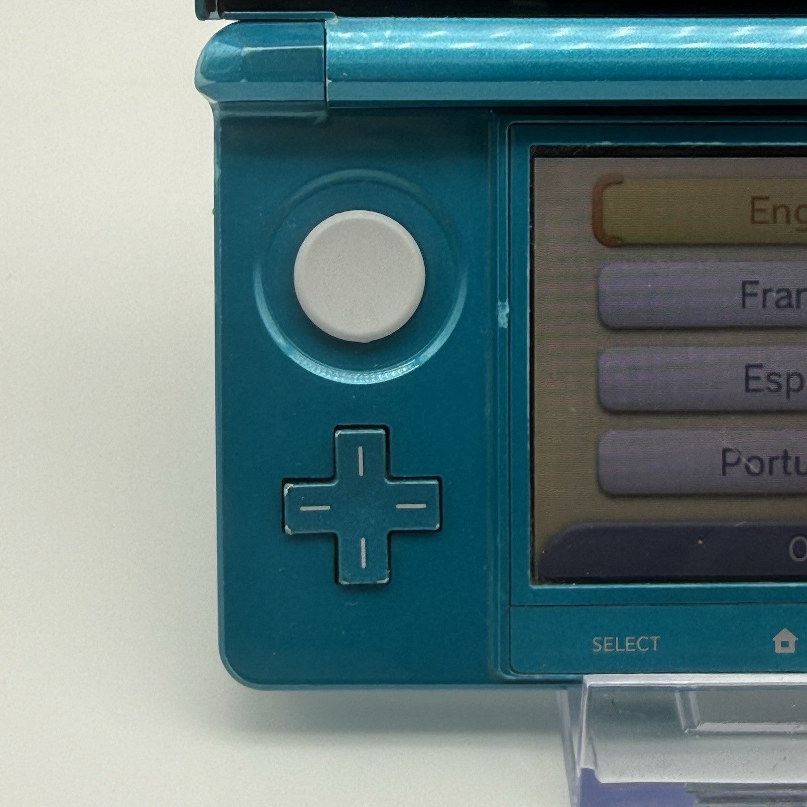 Nintendo 3DS Handheld Console Aqua Blue Glass Lens Region Free NTSC-J - Tested15