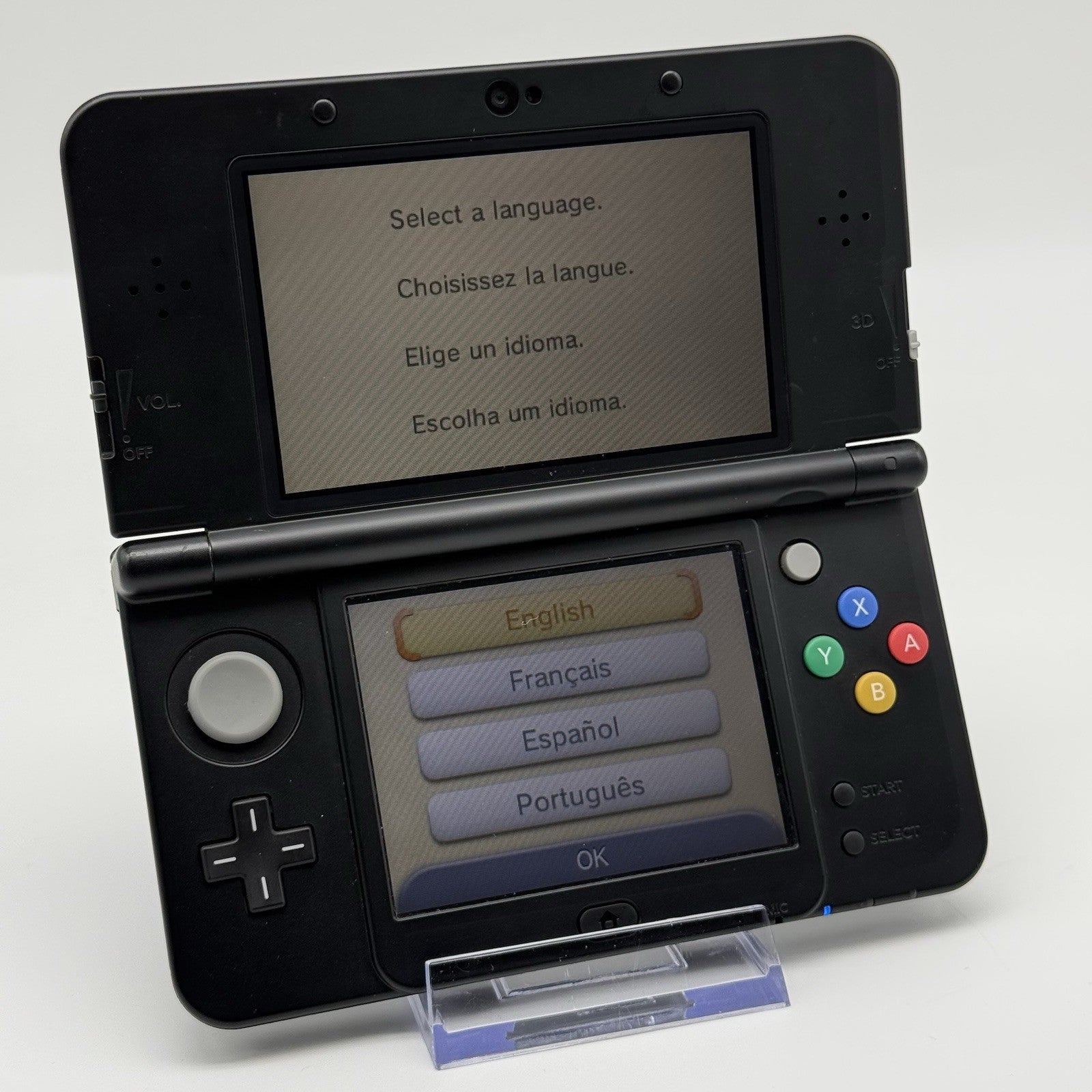 Nintendo DS Lite Transparent Clear Console Reshell w/Charger Tested Region Free7