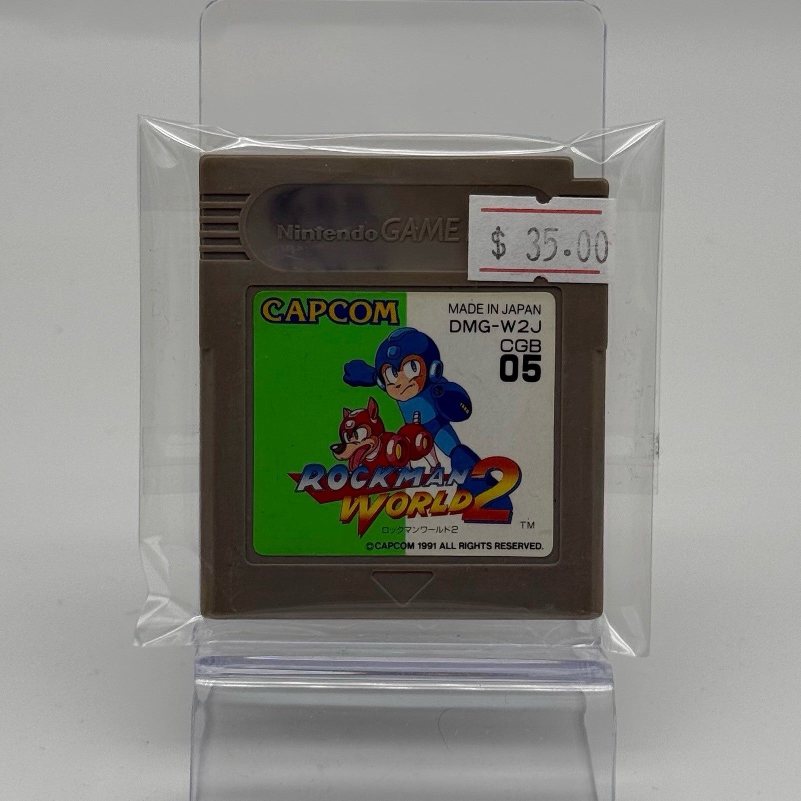 Game Boy Rockman World 2 Japan GameBoy GB game Tested0