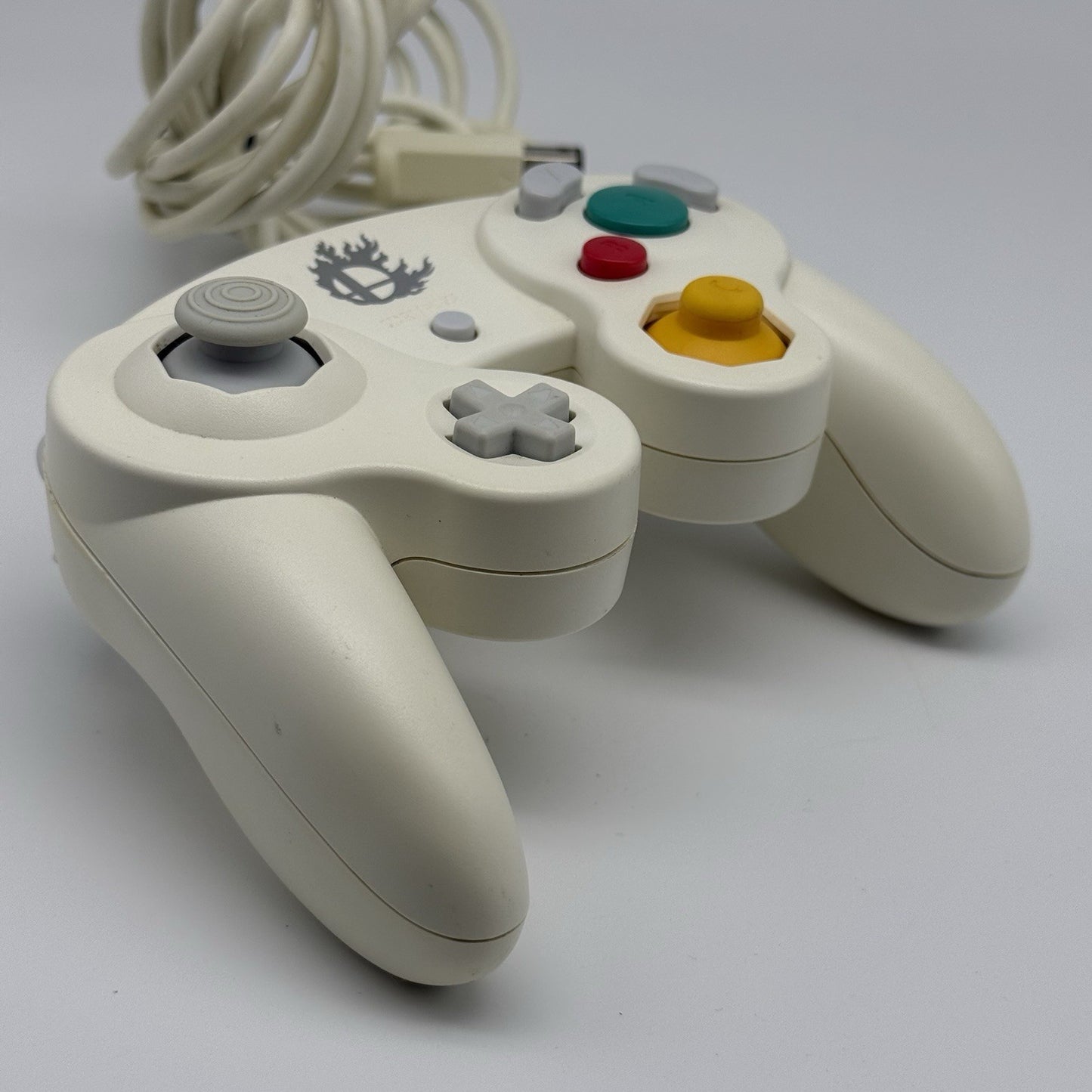 Official Nintendo GameCube Controller OEM Super Smash Bros. White DOL-003 Tested11