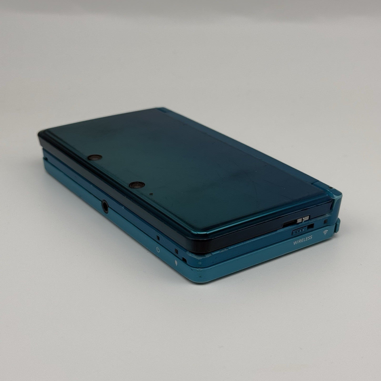 Nintendo 3DS Handheld Console Aqua Blue Glass Lens Region Free NTSC-J - Tested4