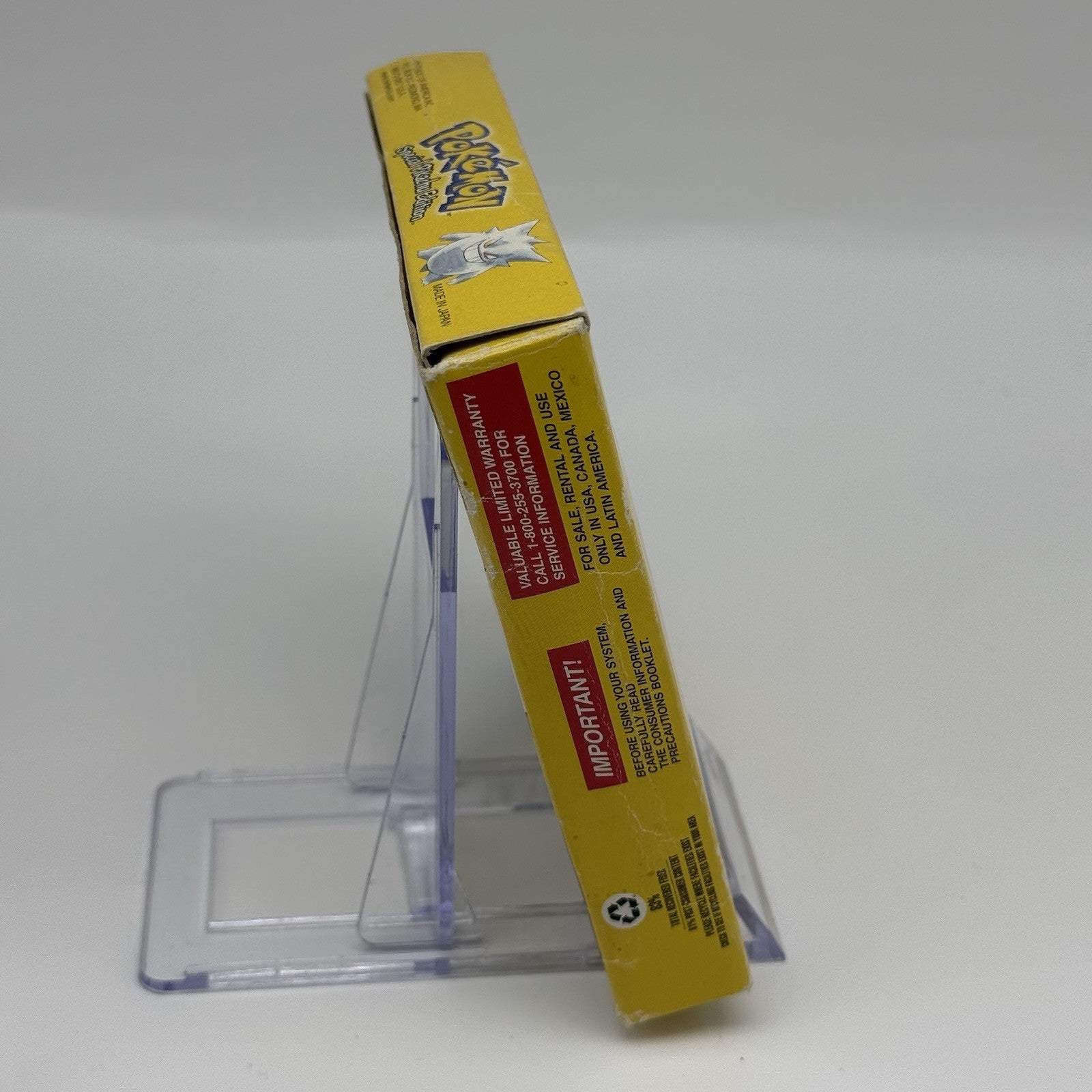 Pokemon Yellow Version Game Boy First Print Boxed New Battery Tested (No Manual)7