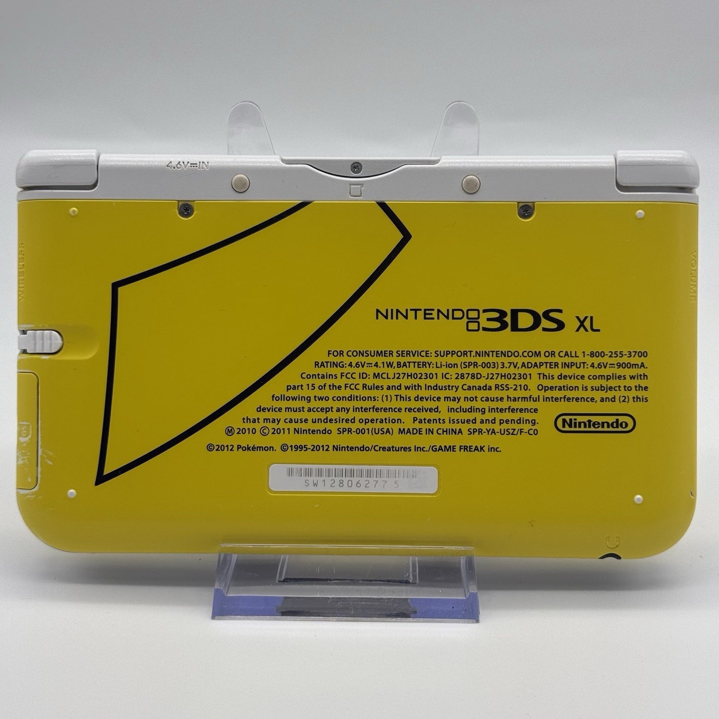 Nintendo 3DS XL Pikachu Yellow Handheld Console w/Case NTSC-U US Region - Tested5