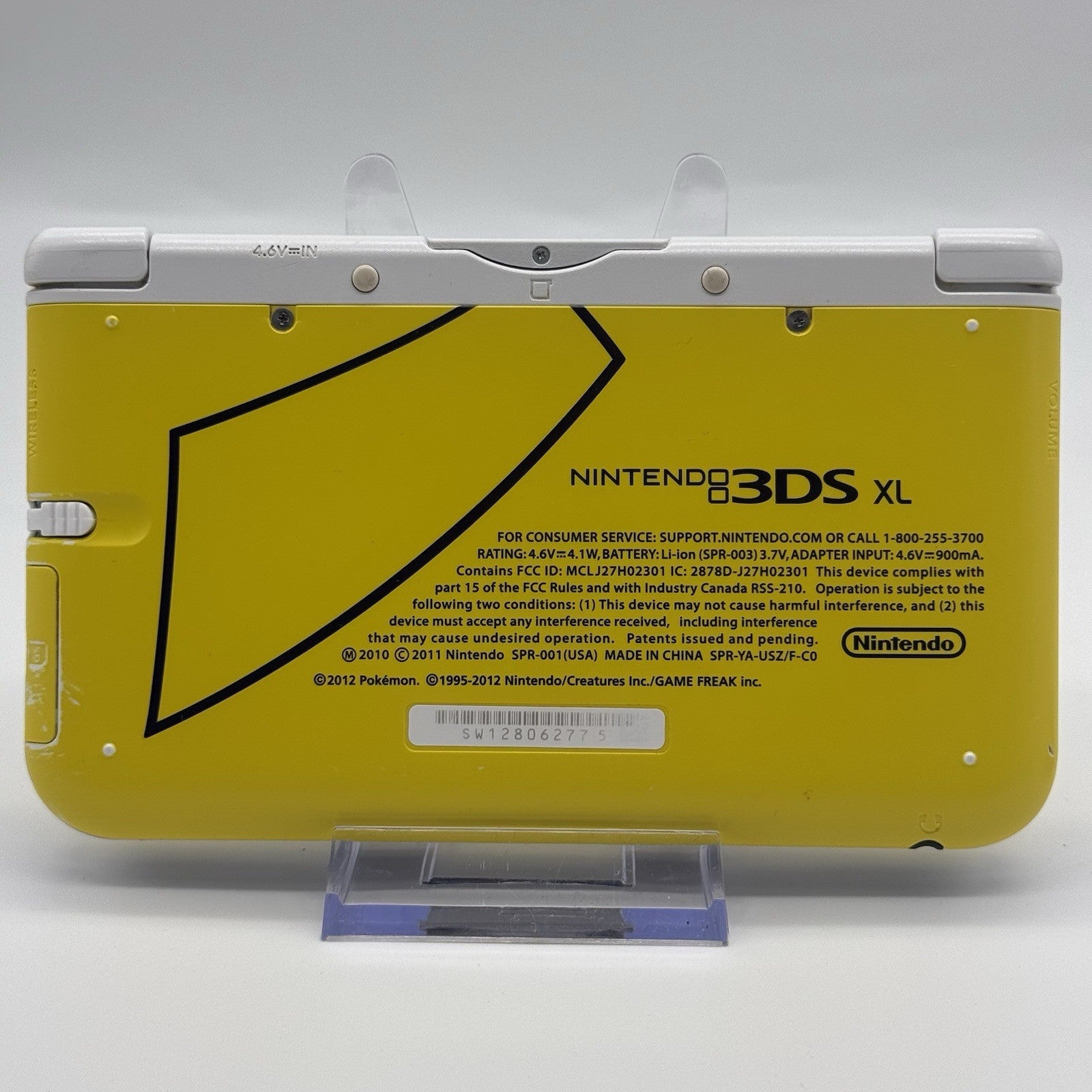 Nintendo 3DS XL Pikachu Yellow Handheld Console w/Case NTSC-U US Region - Tested5