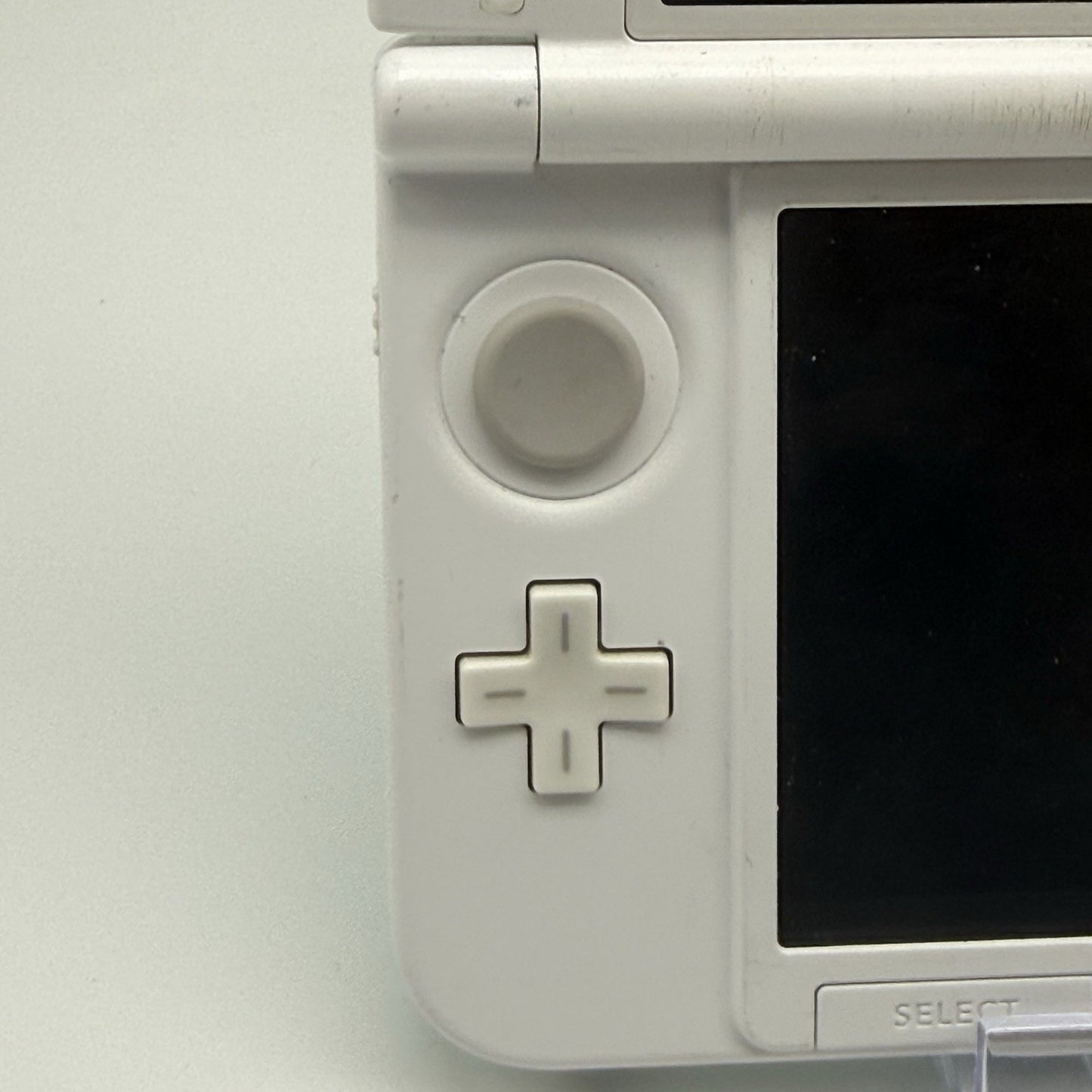Nintendo 3DS XL LL Mint White Console JP Region - *For Parts Repair* Camera & LR19