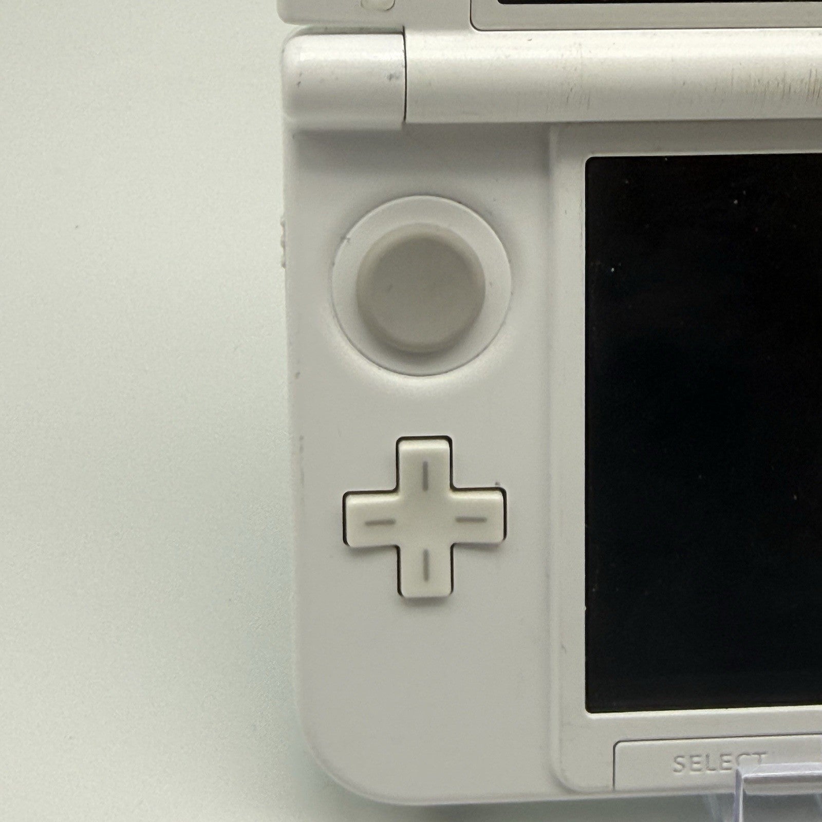 Nintendo 3DS XL LL Mint White Console JP Region - *For Parts Repair* Camera & LR19