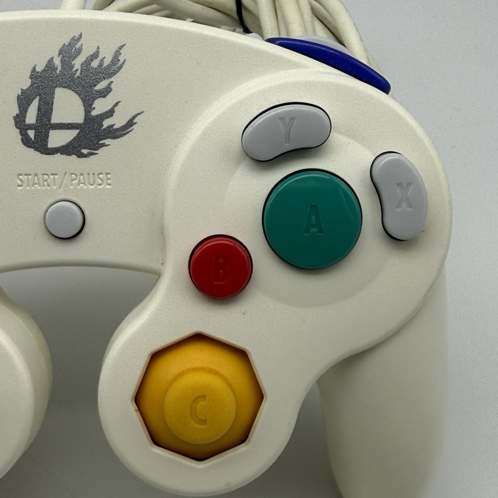 Official Nintendo GameCube Controller OEM Super Smash Bros. White DOL-003 Tested2