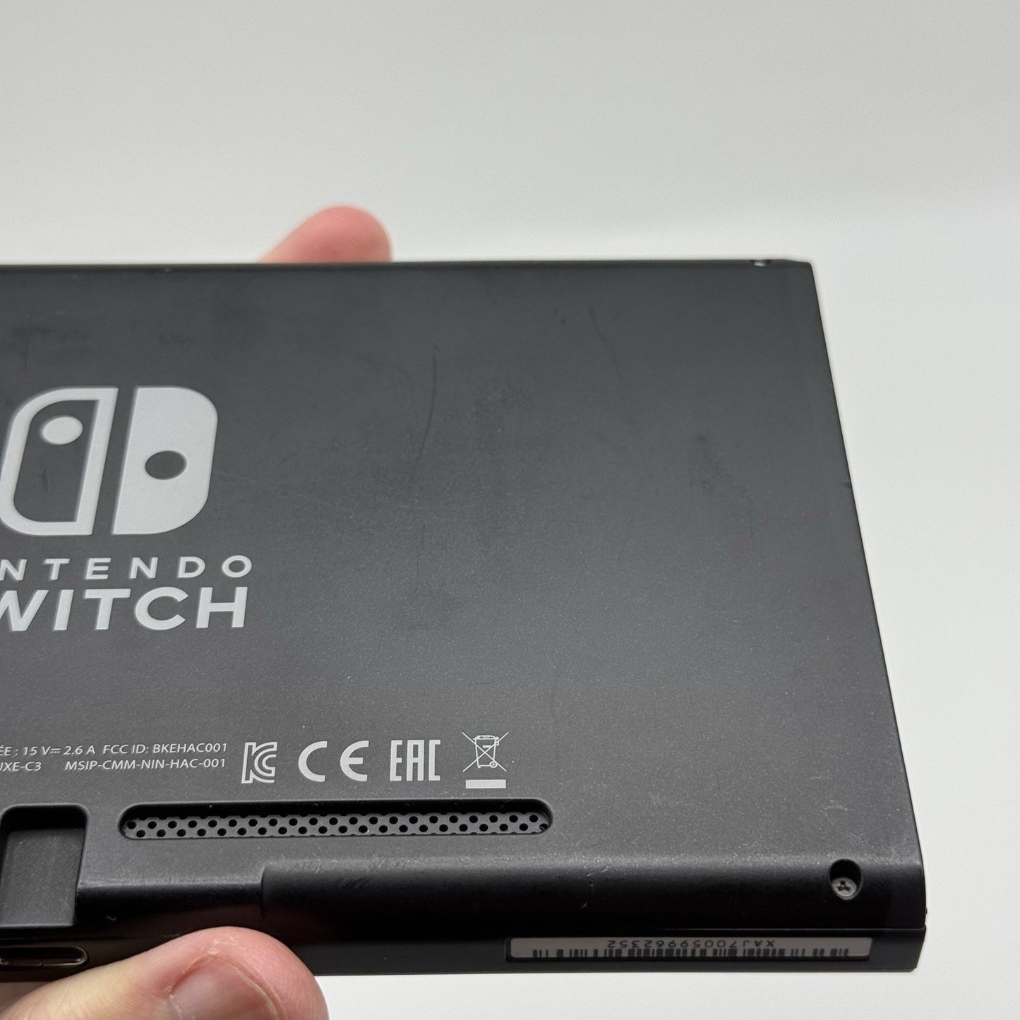 Nintendo Switch V1 Console Gaming System Only HAC-001 Black Region Free - Tested15