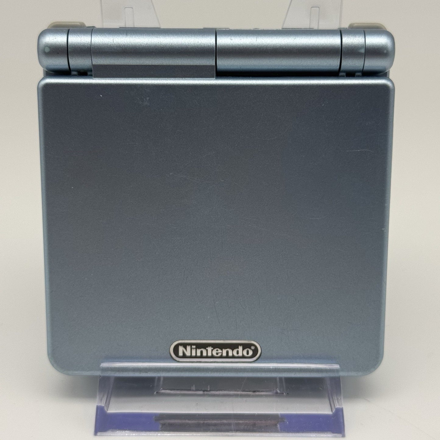 Nintendo Gameboy Advance GBA SP Pearl Blue Console AGS 001 w/Charger   Tested4