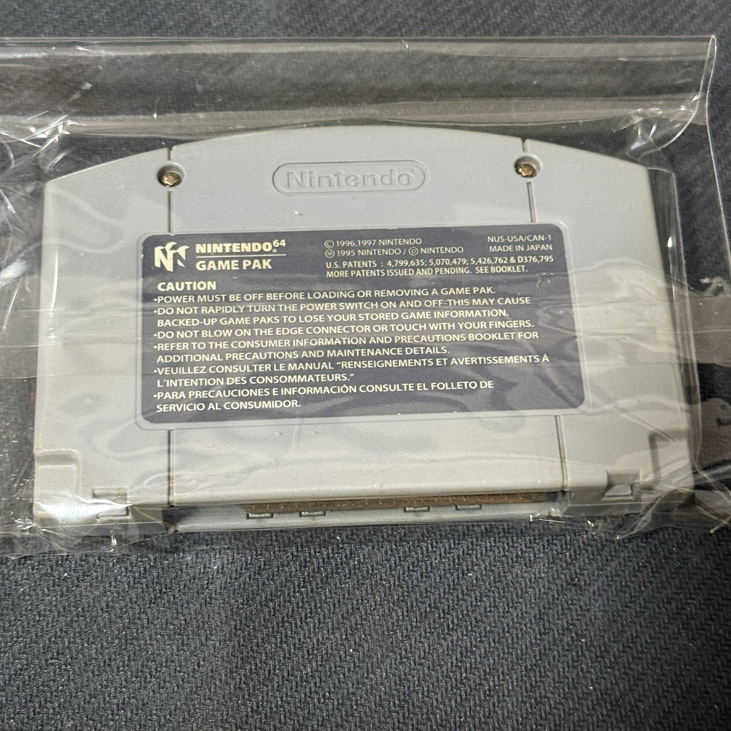 GoldenEye 007 (Nintendo 64 N64, 1997) Authentic Game - Board Chipped (Working)1