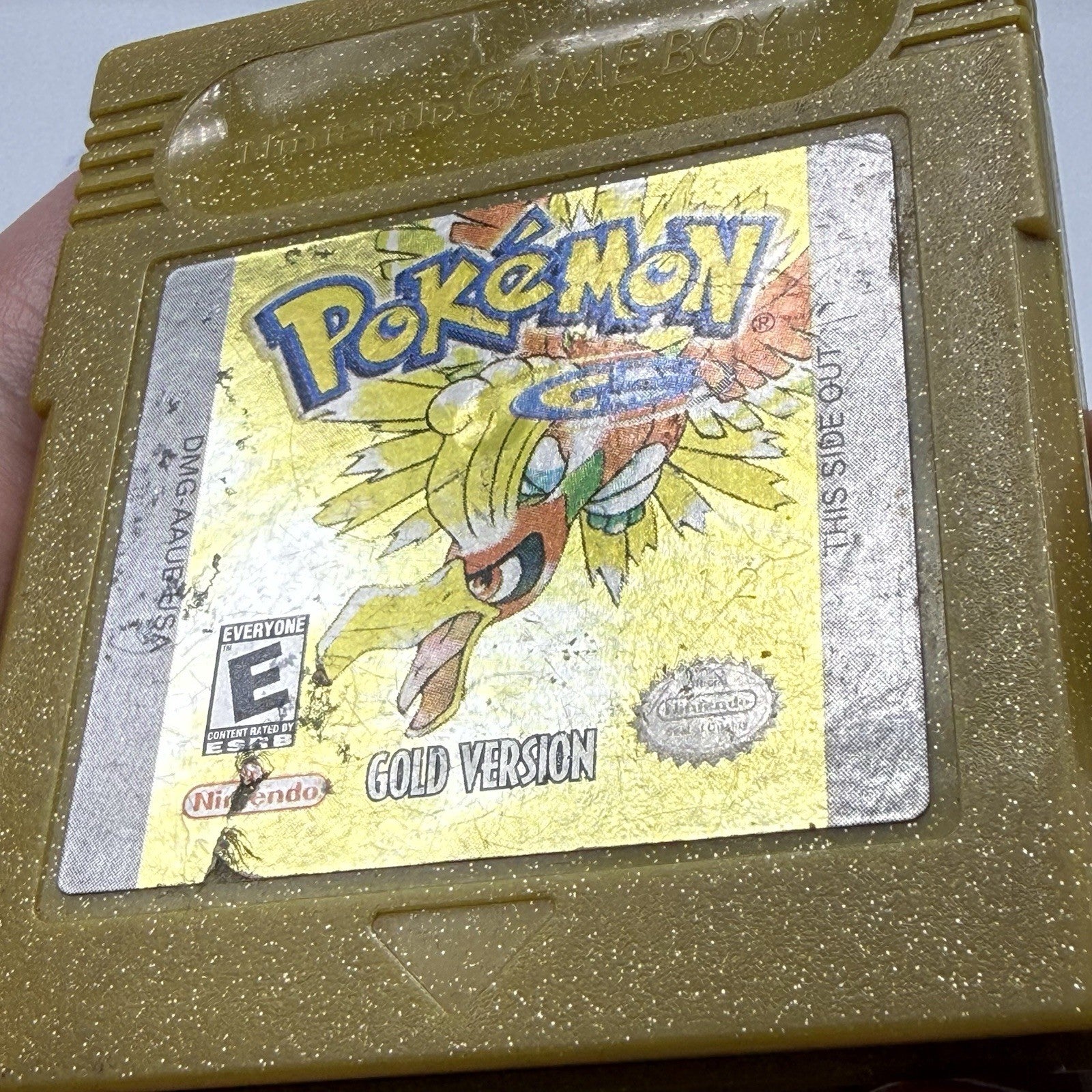 Pokemon Gold AUTHENTIC New Battery Installed SAVE WORKS Nintendo Gameboy Tested3