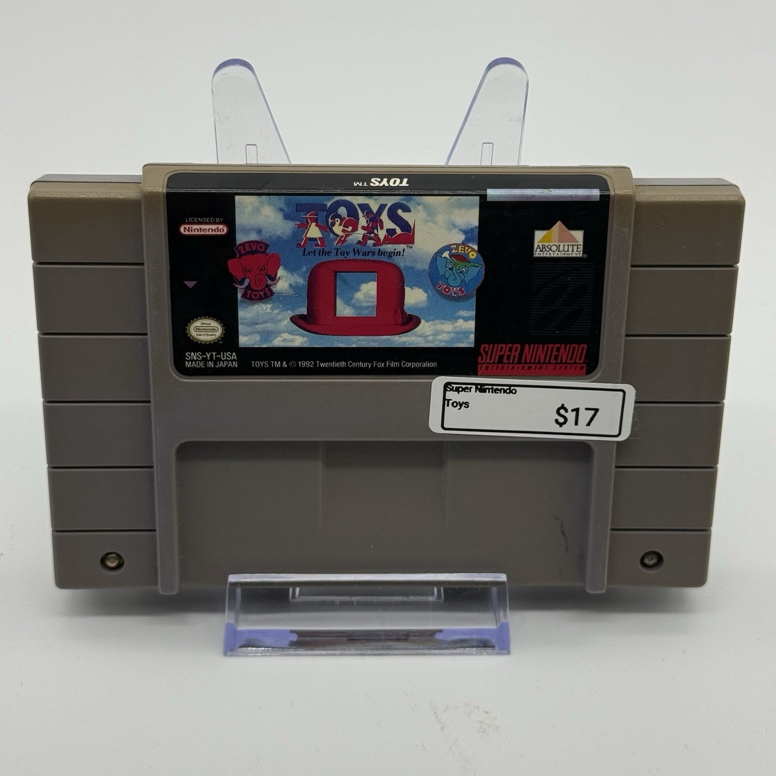 Toys (Super Nintendo Entertainment System, 1993) SNES Cart Only0