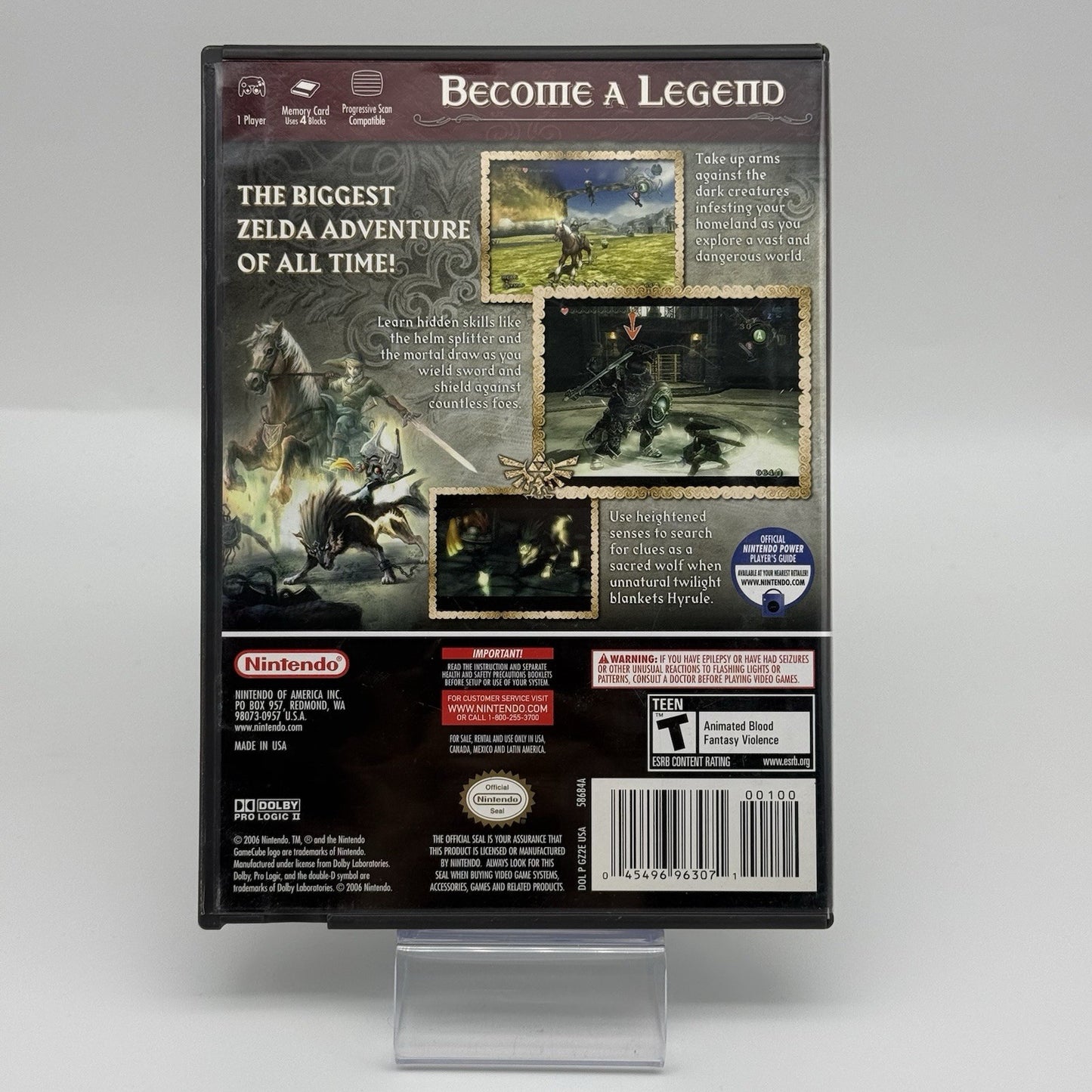 The Legend of Zelda: Twilight Princess GameCube CIB Complete w/Manual - Tested10
