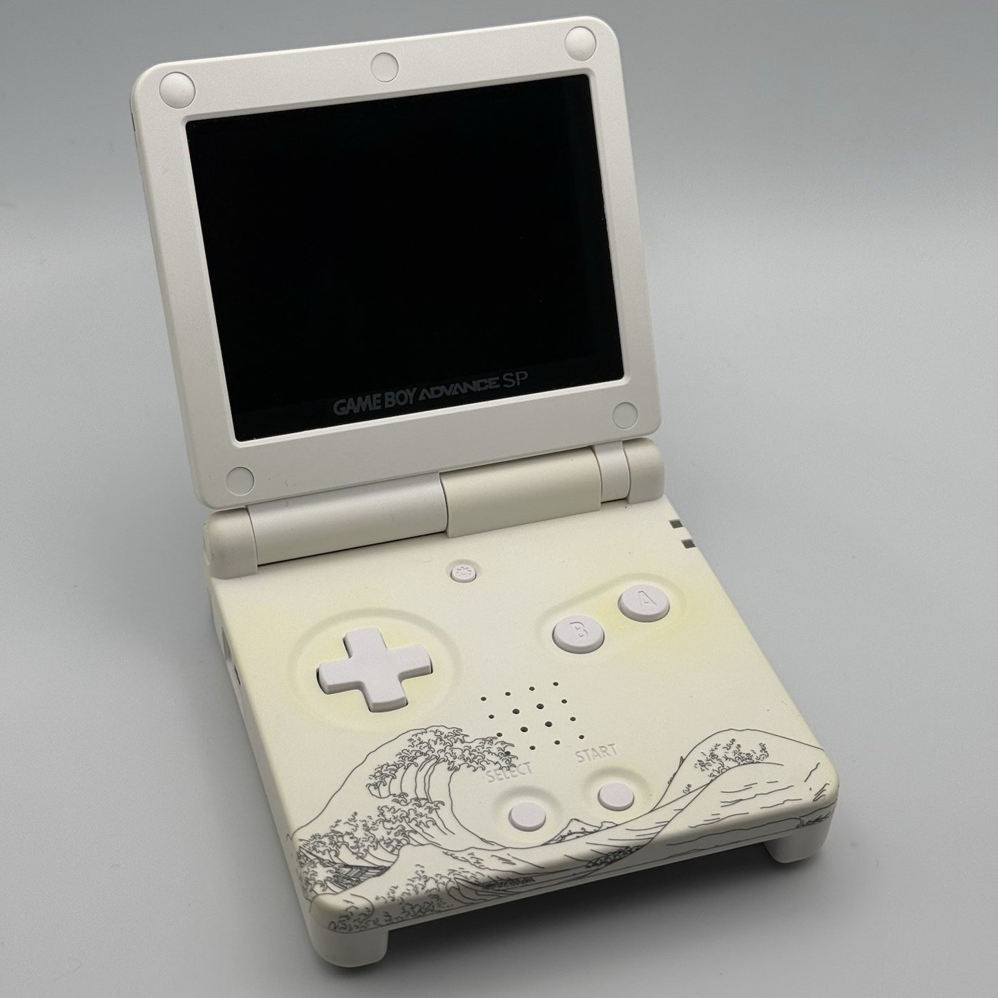 Nintendo Gameboy Advance SP GBA IPS V2 Backlight LCD Console - Great Wave White2