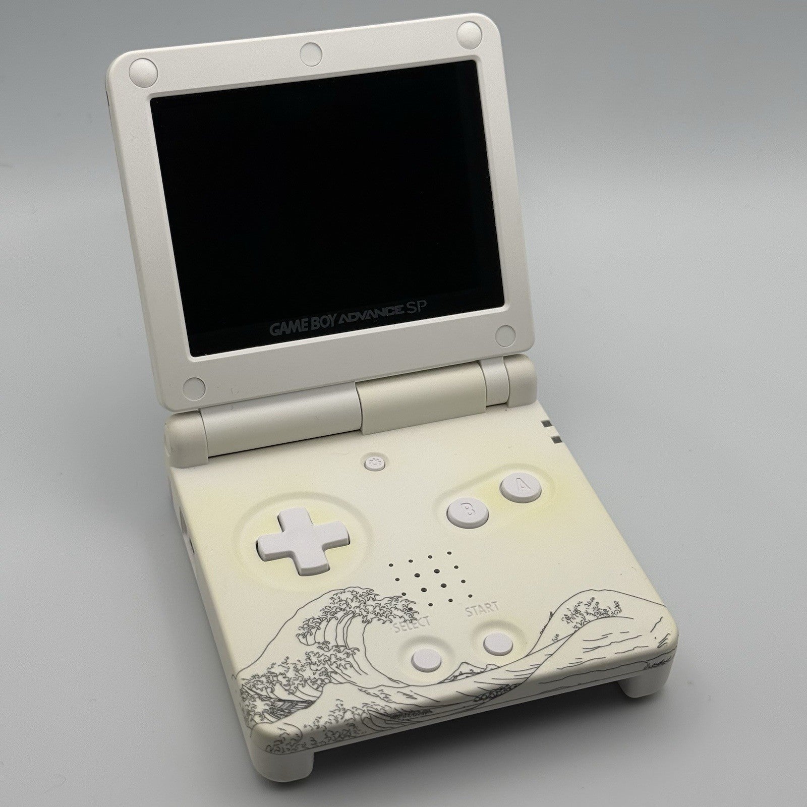 Nintendo Gameboy Advance SP GBA IPS V2 Backlight LCD Console - Great Wave White2