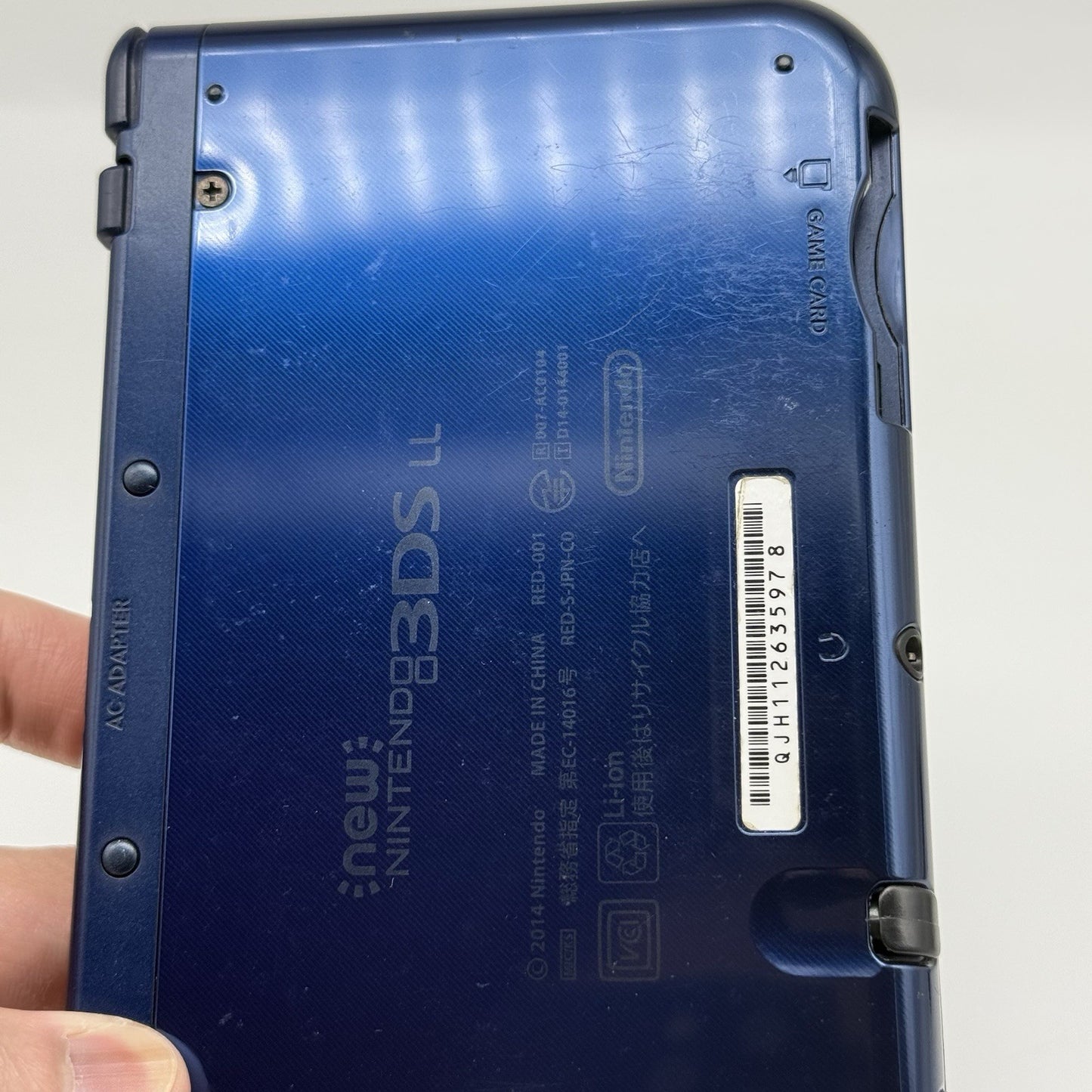 “new” Nintendo 3DS XL/LL Metallic Blue Console Top IPS Region Free NTSC-J Tested17