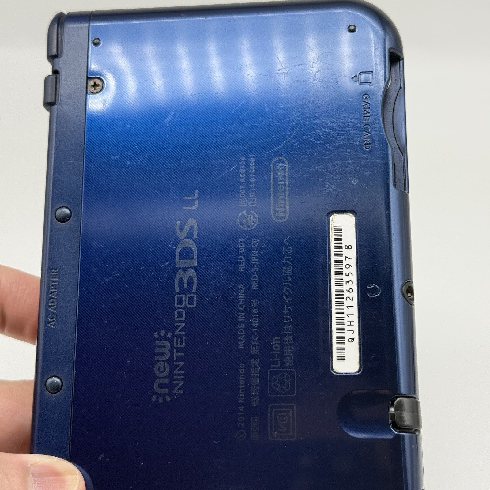 “new” Nintendo 3DS XL/LL Metallic Blue Console Top IPS Region Free NTSC-J Tested17